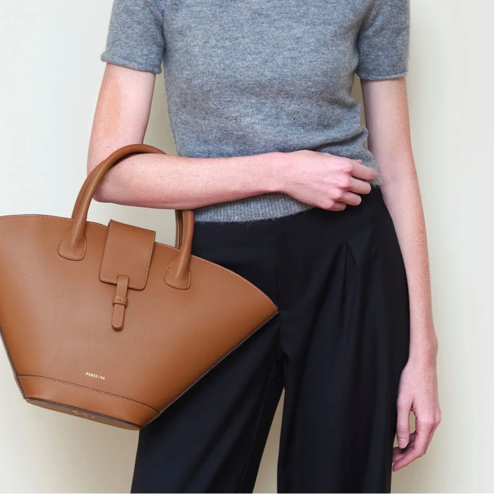 NWOT PARIS 64 Lumière Caramel Bag - Picture 3 of 12